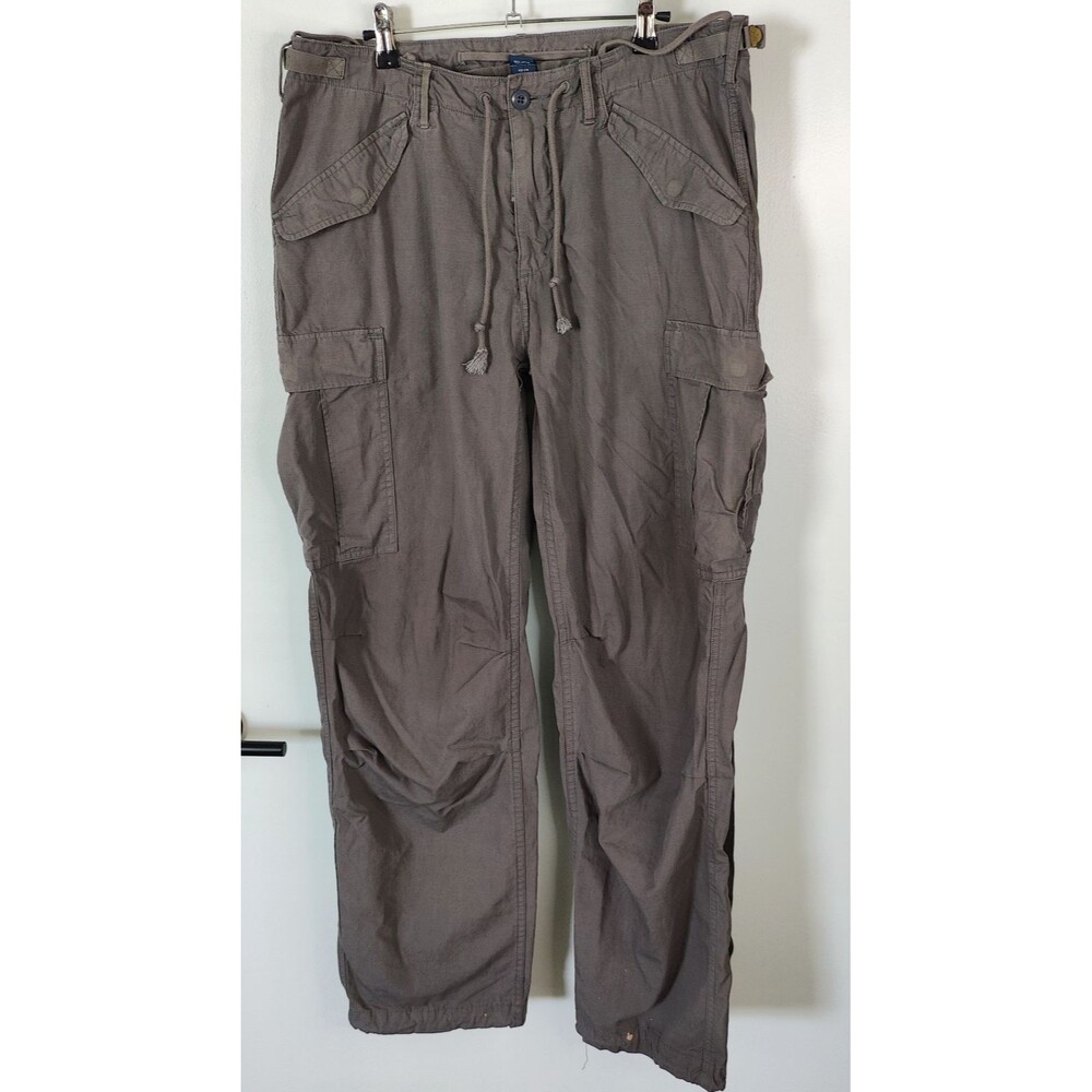 Vintage Polo Ralph Lauren RL-067 Size 34x33 Paratrooper Cargo Pants Baggy (Read)